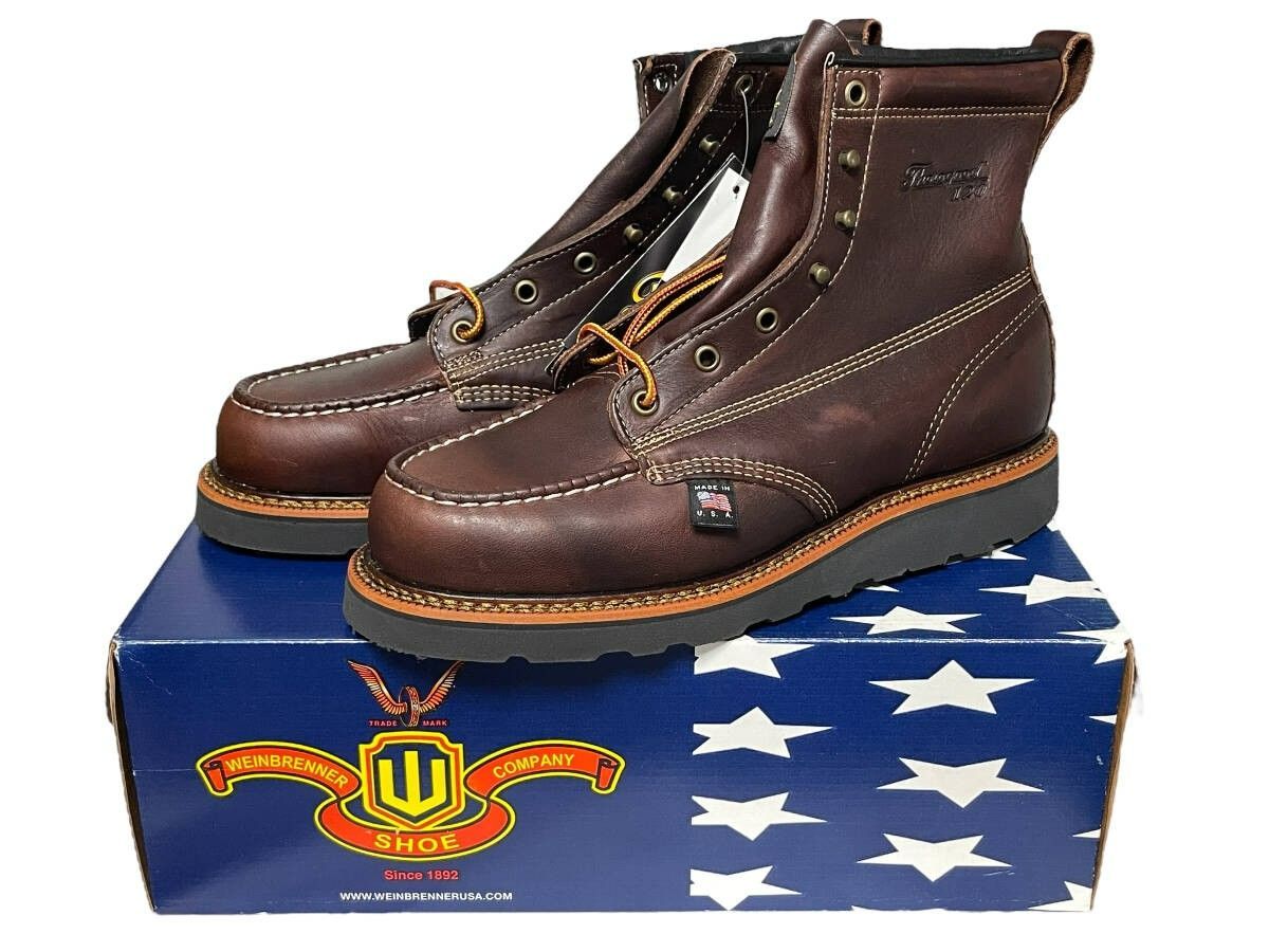 未使用品 9EE THOROGOOD 6 MOC TOE WORK HANTING BOOTS 814-4266 