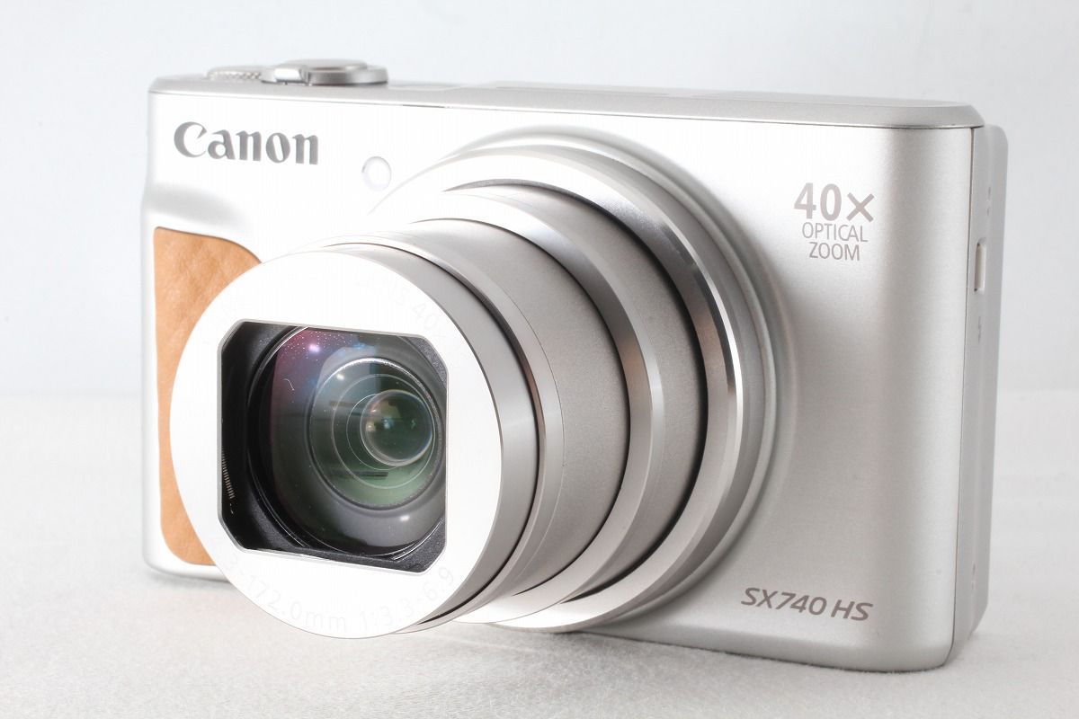 キヤノン Canon PowerShot SX740 HS シルバー コンパクトデジタルカメラ 47209