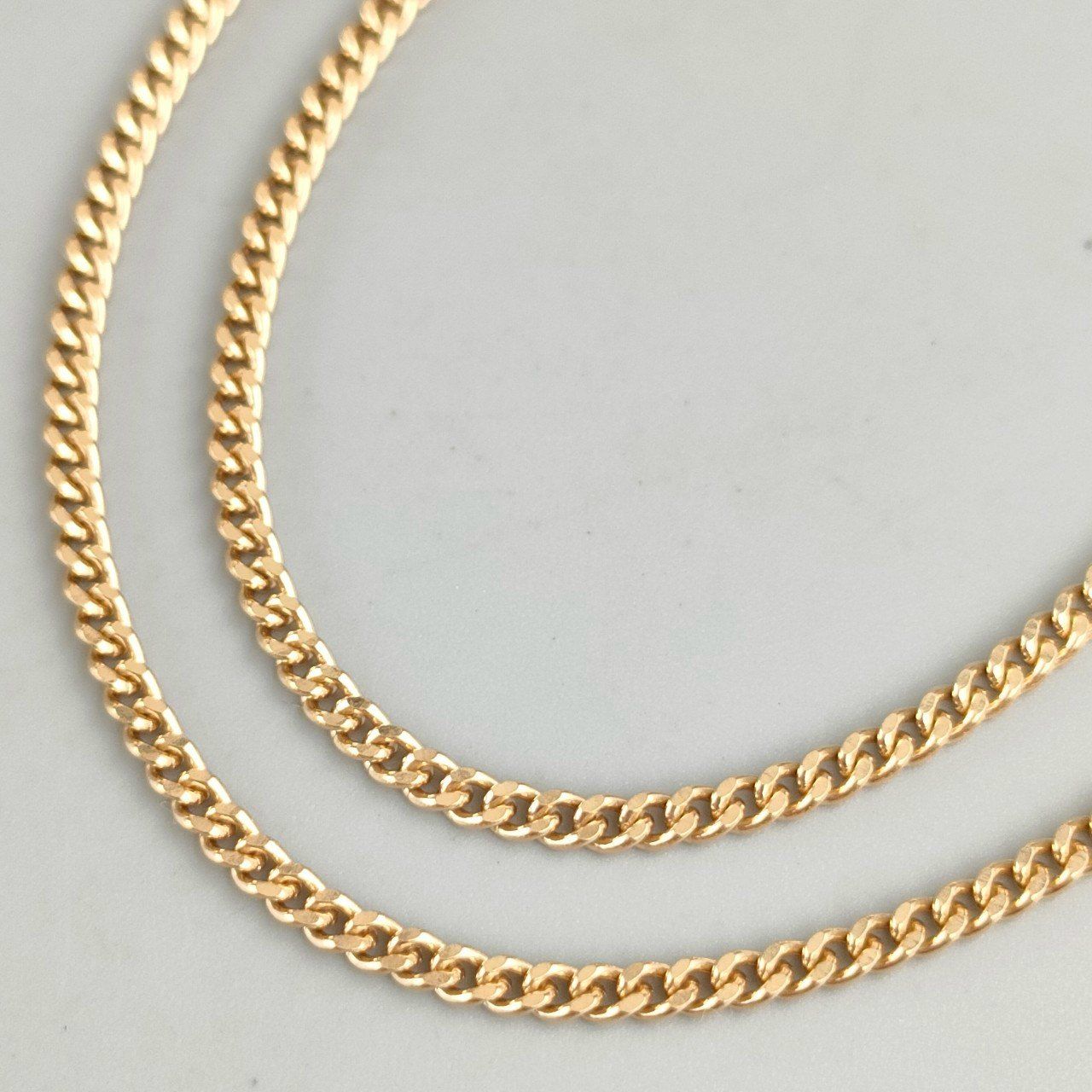 楽天市場】316L 極太 18mm メンズネックレス 18k gp 金 ゴールド