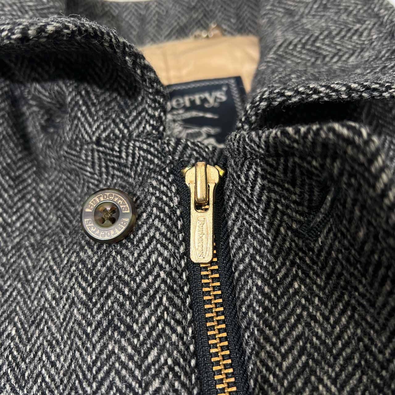 イタリア製 BURBERRY ツイード ハンティング ジャケット / バーバリー イタリア製 BURBERRY ツイード ハンティング ジャケット