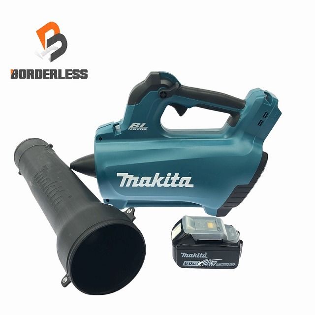 makita マキタ 18V 充電式ブロワー MUB184D バッテリー 18V 6.0Ah コードレス バッテリー式 ブロアー 送風機 ハンディ 109787