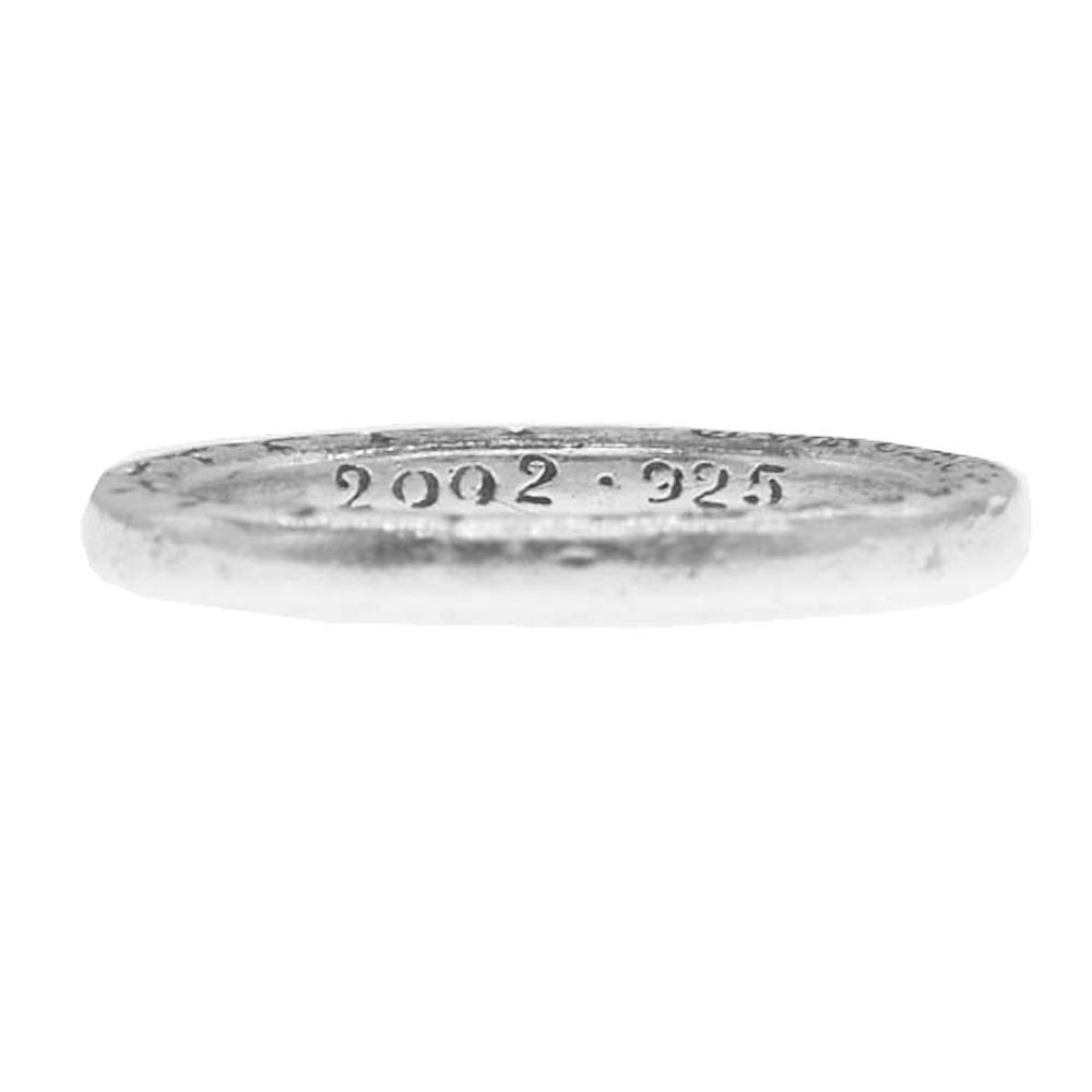 【鑑定済】CHROME HEARTS NTFL リング 19号 シルバー 正規品 CHROME HEARTS クロムハーツ（原本有） NTFL リング シルバー系