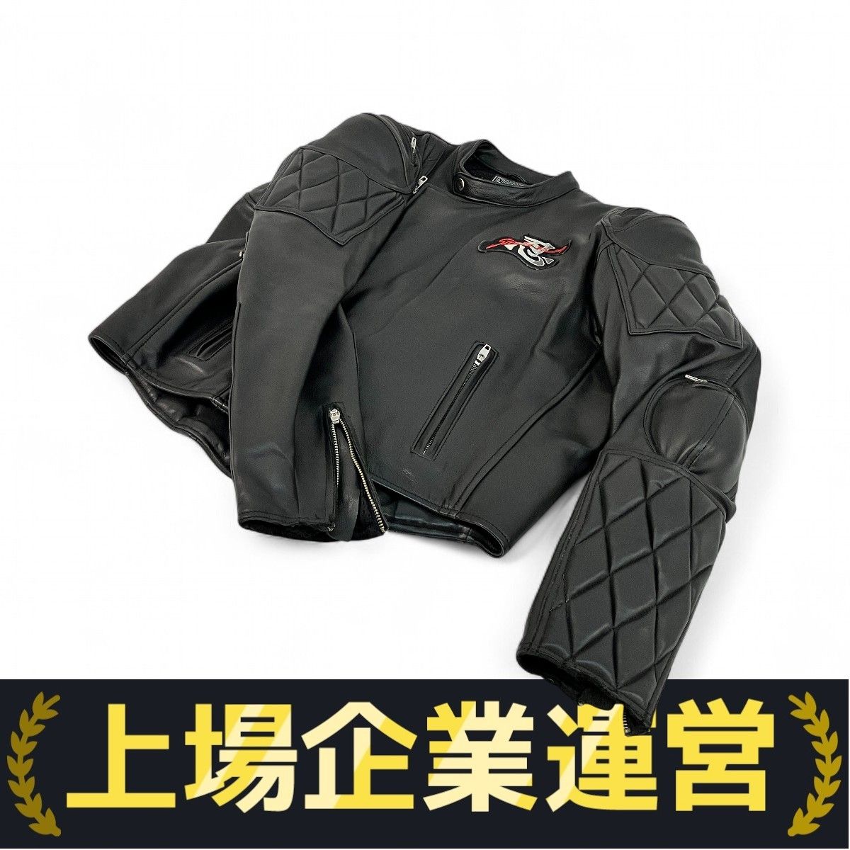 KADOYA Ks LEATHER STEALTH RACING 忍 ステルスジャケット LLサイズ