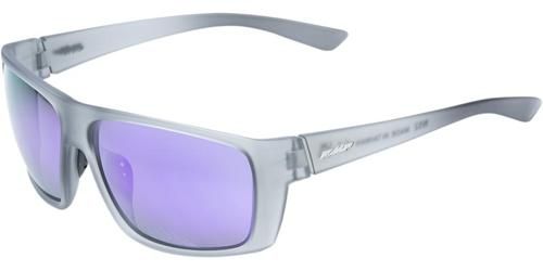 PIT STOP サングラス マットクリスタルスモーク/ミラーパープルレンズ