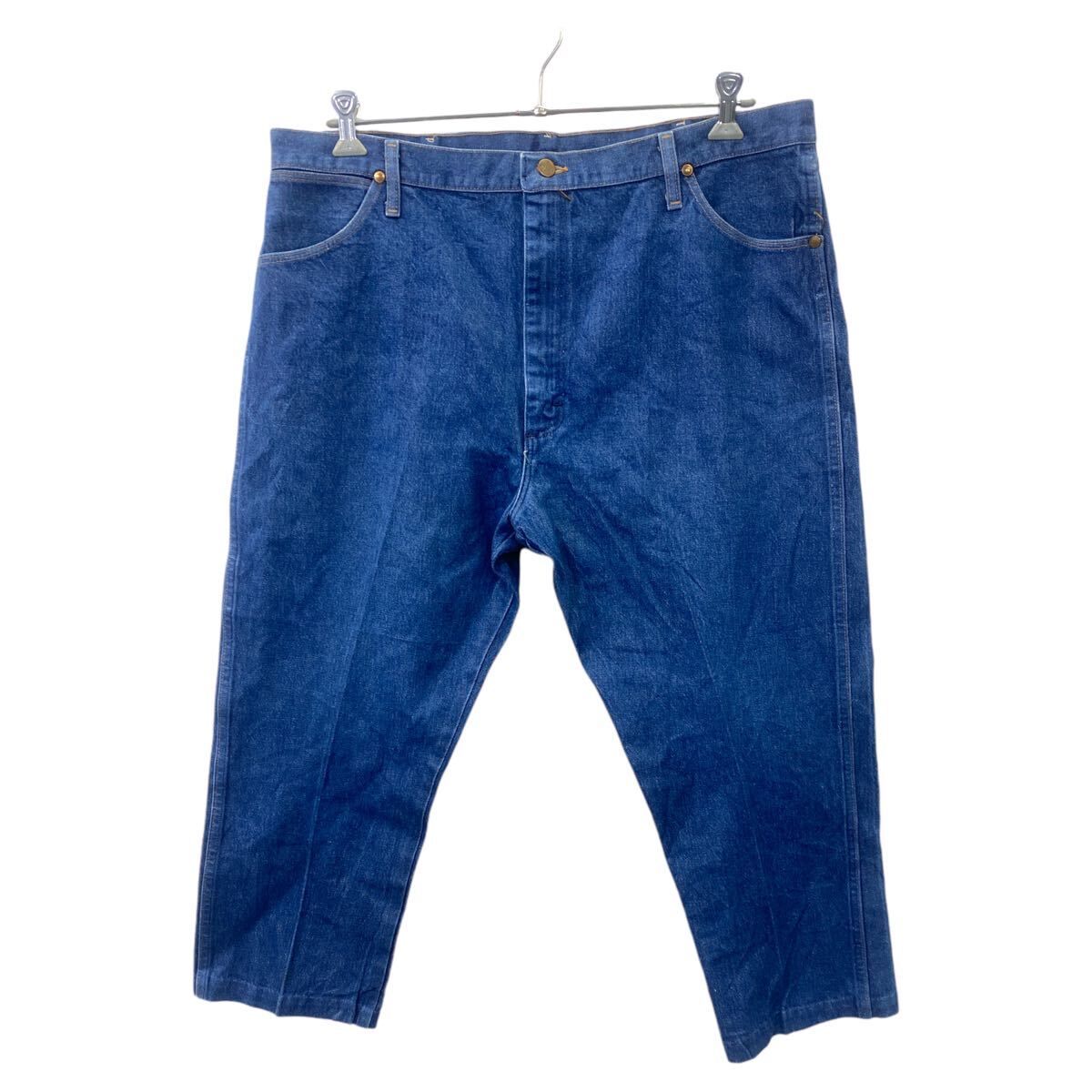Wrangler デニムパンツ W42 ラングラー アメリカ製 コットン ビッグサイズ ブルー系 古着卸 アメリカ仕入 2410-68