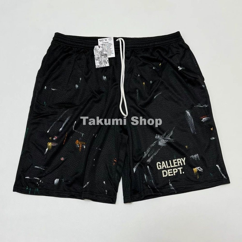 GALLERY DEPT バスケットボールパンツ 黒 GALLERY DEPT バスケットボールパンツ 黒