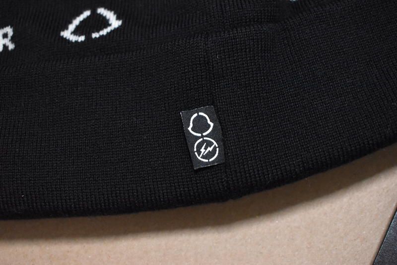 新品 MONCLER GENIUS フラグメント ニットキャップ 藤原ヒロシ総柄