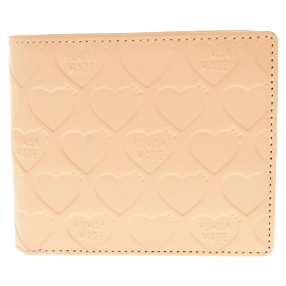 HUMAN MADE ヒューマンメイド LEATHER WALLET BEIGE レザー ウォレット 二つ折り 財布 ベージュ HUMAN MADE (ヒューマンメイド) LEATHER WALLET BEIGE レザー
