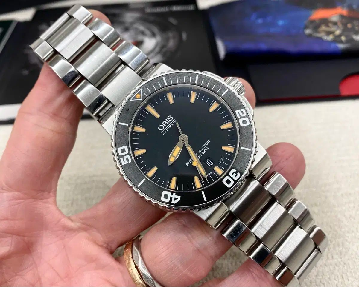 ORIS オリス アクアクロス 43mm オートマティック メンズ スチール