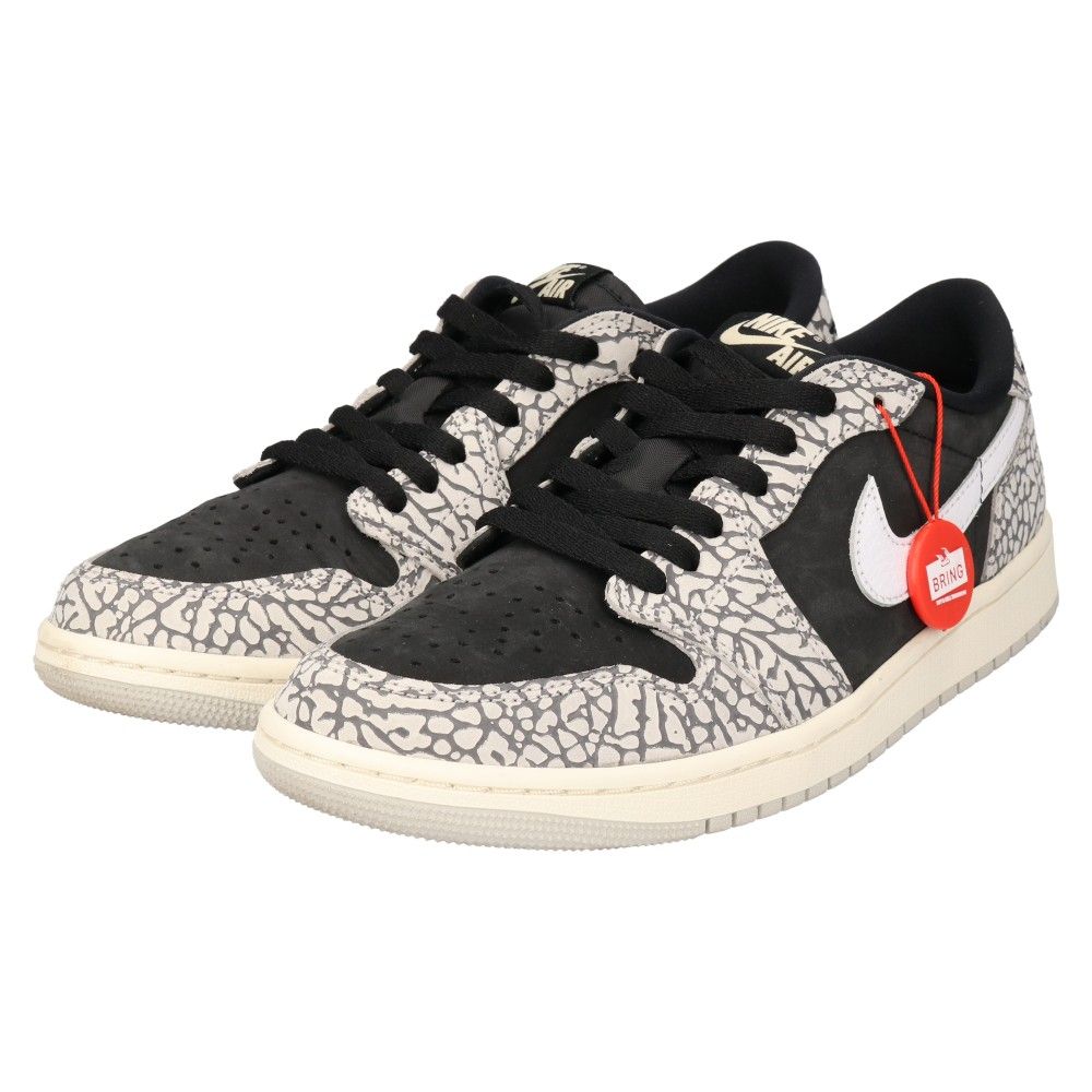 NIKE (ナイキ) AIR JORDAN 1 RETRO LOW OG BLACK CEMENT CZ0790-001 ...