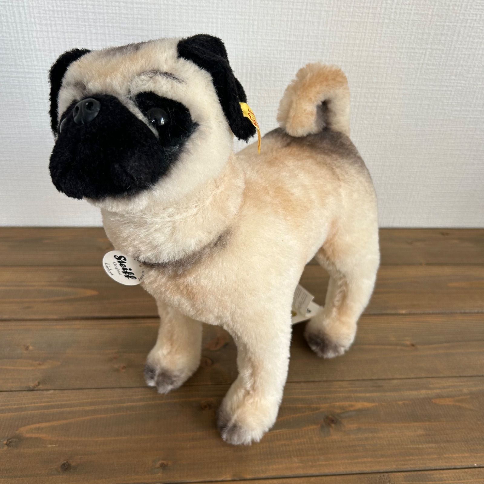 シュタイフ パグ ぬいぐるみ 犬 シュタイフ パグ ぬいぐるみ 犬