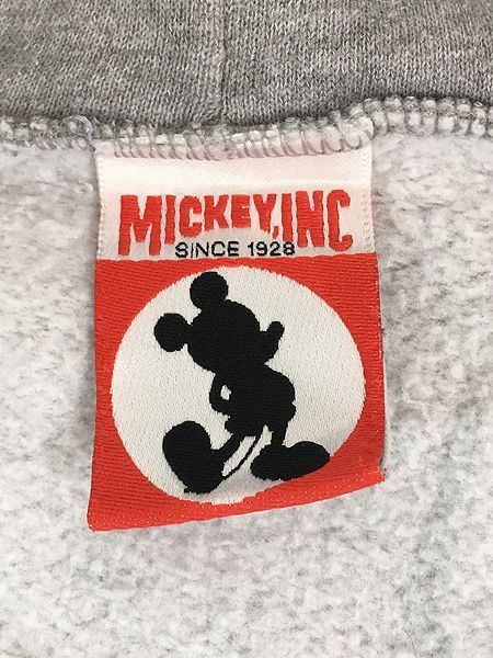 古着 90s USA製 Walt Disney World ミッキー スウェット ジップ