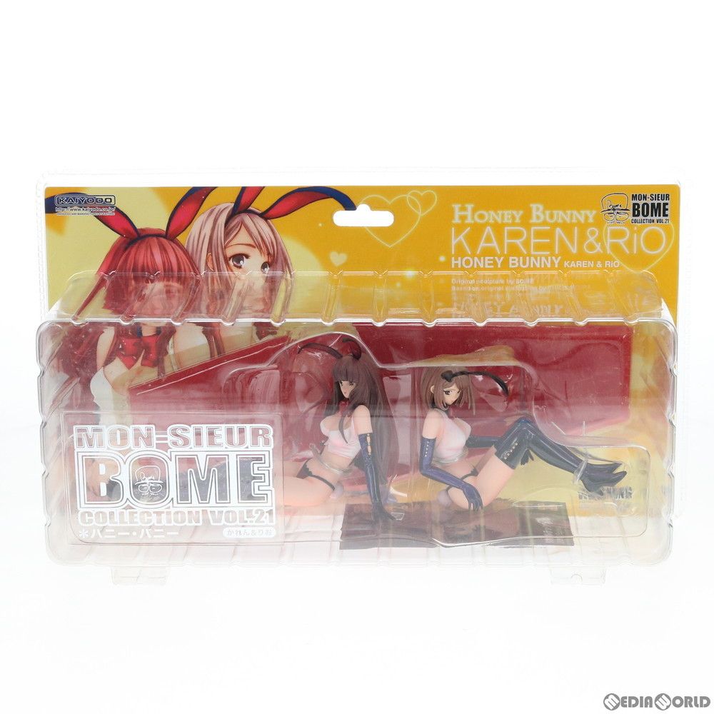 MON-SIEUR BOME COLLECTION(ムッシュボームコレクション) VOL.21 かれんu0026りお ハニー・バニー 完成品 フィギュア 海洋堂