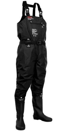 チェストハイウェーダーエアボーン ラジアル ブラック