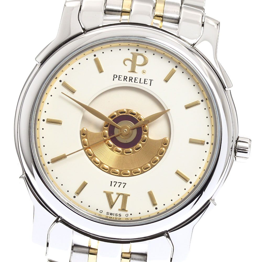ペルレ PERRELET 1290 ダブルローター 自動巻き メンズ _908714