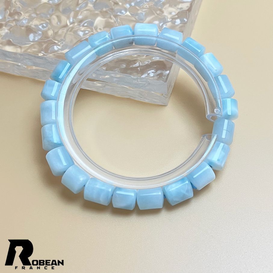 綺麗 EU製 定価8万円☆ROBEAN・ドミニカ共和国産のラリマー