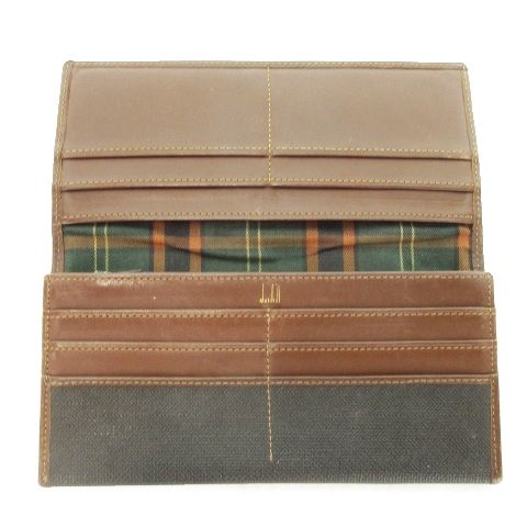 ダンヒル dunhill 長財布 ロングウォレット 二つ折り 小銭入れ