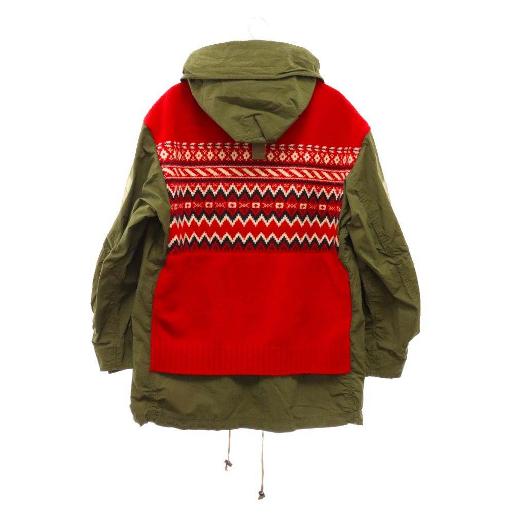 ジュンヤワタナベ 切り替え フード付き ジャケット コムデギャルソン