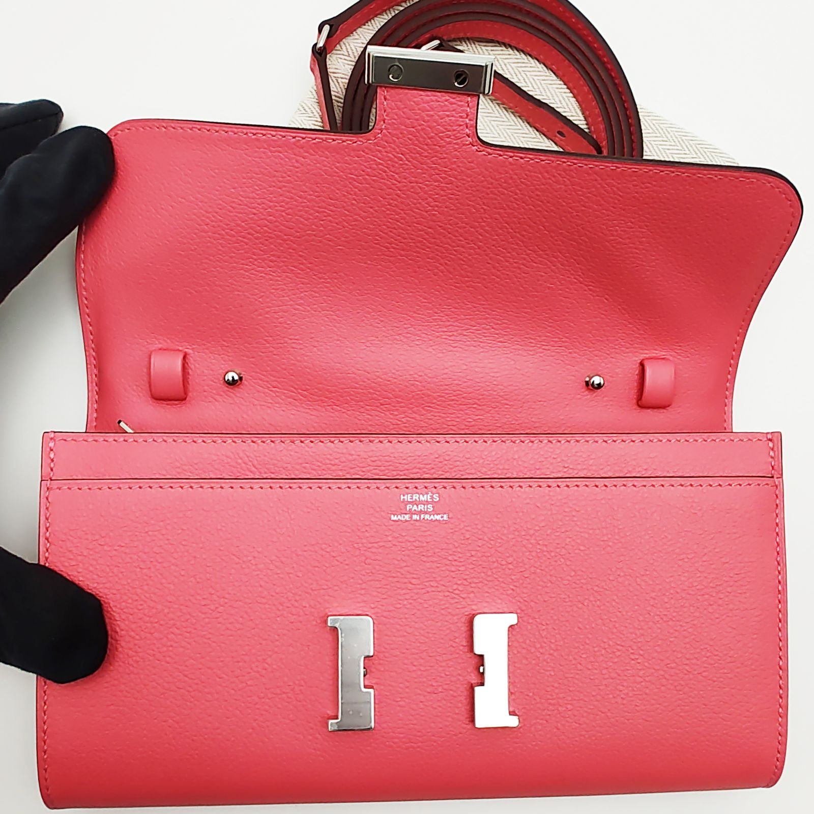 新品】エルメス コンスタンス トゥーゴー ロング ローズアザレ