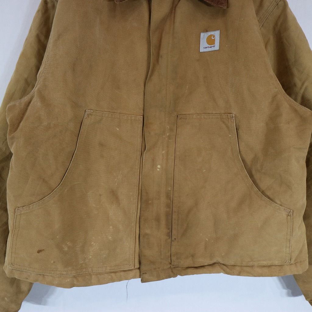 80年代 USA製 Carhartt カーハート トラディショナルジャケット 襟