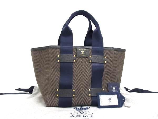 □新品□未使用□ ADMJ エーディーエムジェイ キャンバス×レザー