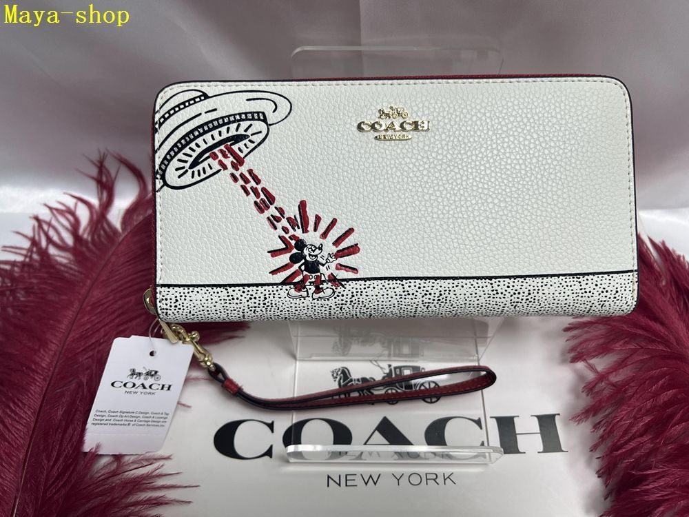 コーチ COACH 長財布 財布  シグネチャー アコーディオン ラウンドファスナー ジッピーウォレット フローラル フラワー プレゼント 贈り物 ギフト 長財布 レディース 新品未使用 ブランド ブランド ファッション B174 F06656 11