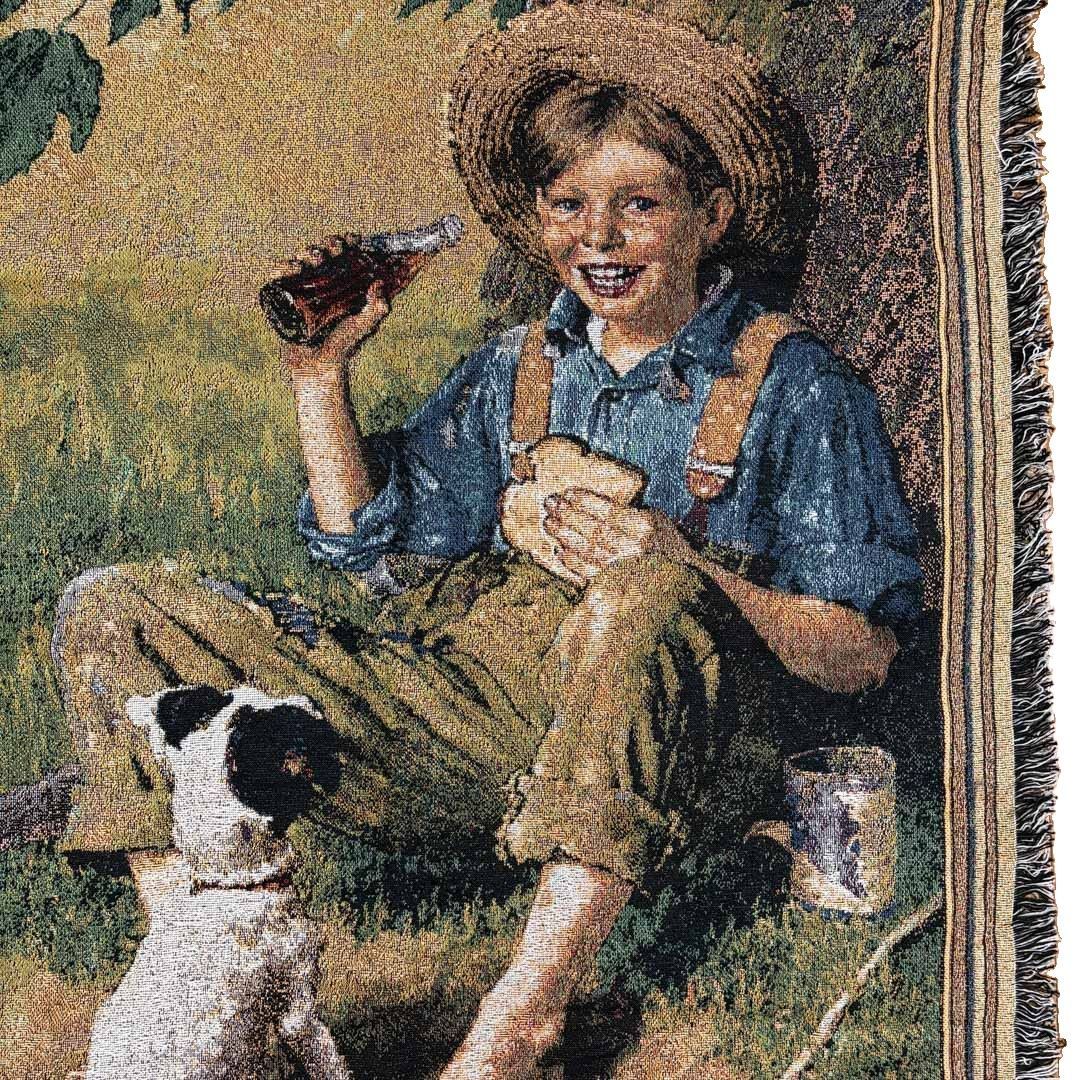 vintageラグ カーペット USA製 コカ・コーラ アート 1663 - メルカリ
