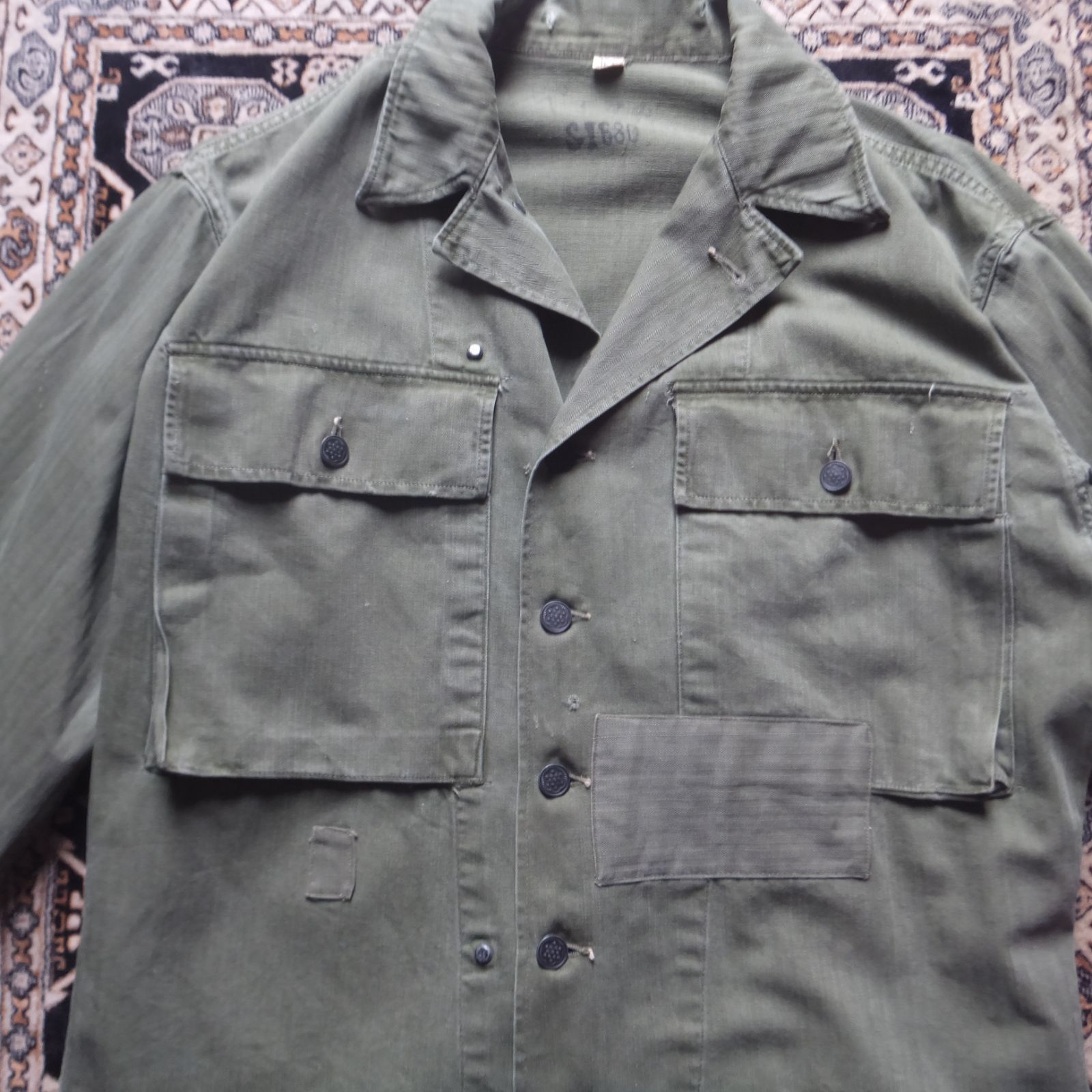 未使用　vintage 40s デッドストック　ビンテージ　M43 HBT VINTAGE 40s US ARMY