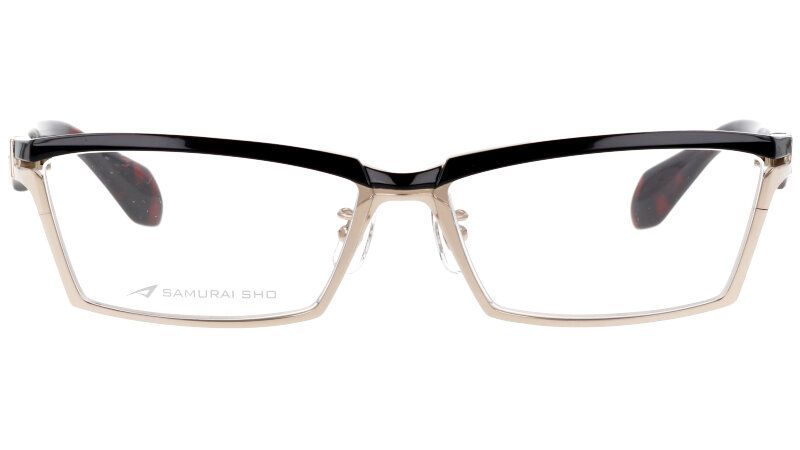 サムライ翔 メガネ フレーム SS-J223 ＃3 ブラック 黒 ゴールド