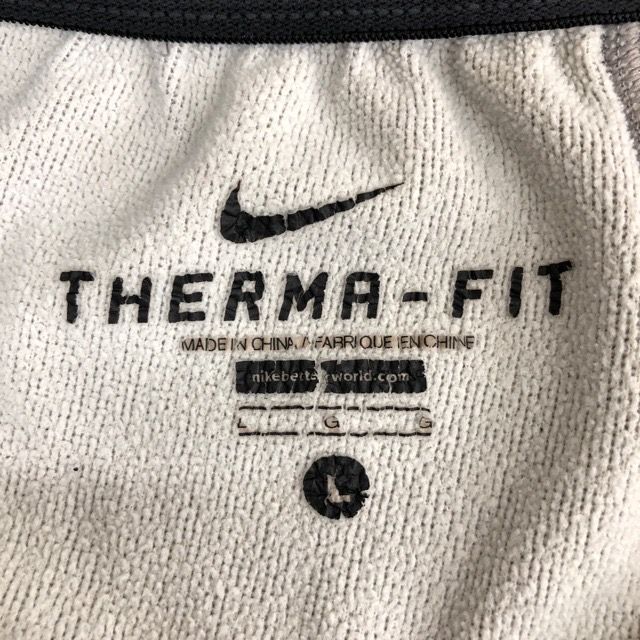 A1183 ナイキ L アメリカ古着 ポリエステル Therma-Fit トレーニング