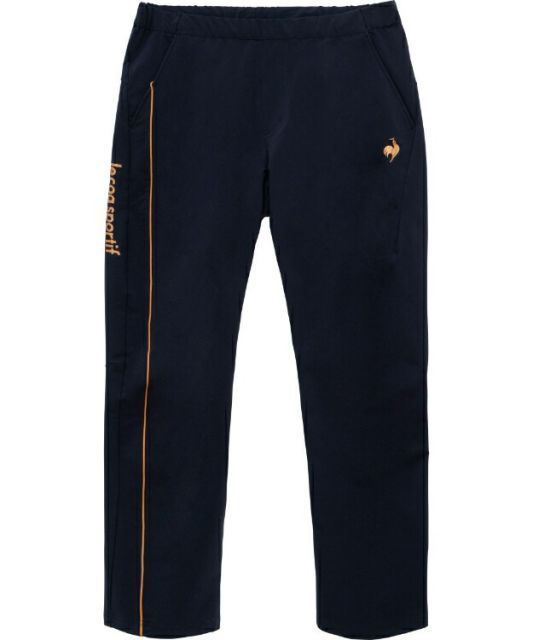 le coq sportif ルコック ヒートナビクロス ロングパンツ ネイビー S QMMWJG21 NV | 衣類 服 ウエア ボトムス パンツ ズボン ヒートナビ 保温 光吸収発熱 はっ水 防寒 紐付き ストレッチ デイリーユー