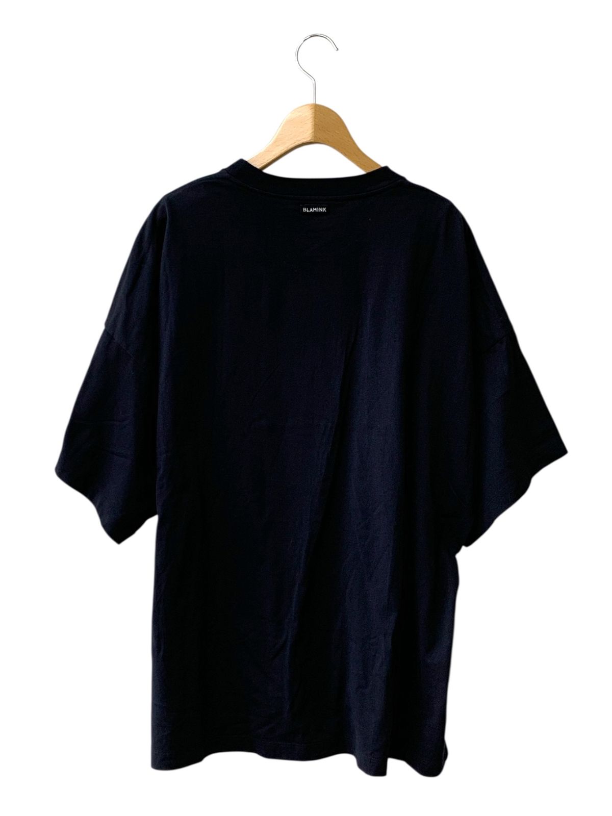 ブラミンク コットンクルーネックオーバースリーブTシャツ 7917
