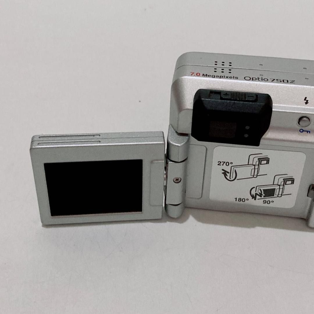 動作品】PENTAX Optio 750Z デジカメ ペンタックス オールドコンデジ