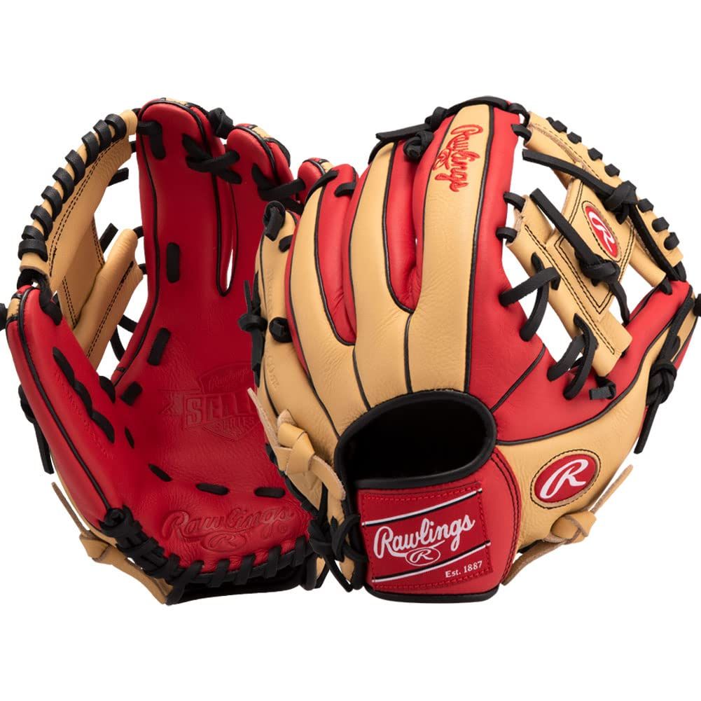 Rawlings スポーツ用品 Rawlings ユースセレクト 盤 314 11.5 野球グローブ Ss1150sc-6|0 Pro I キャメル|レッド 11.5 Right Hand