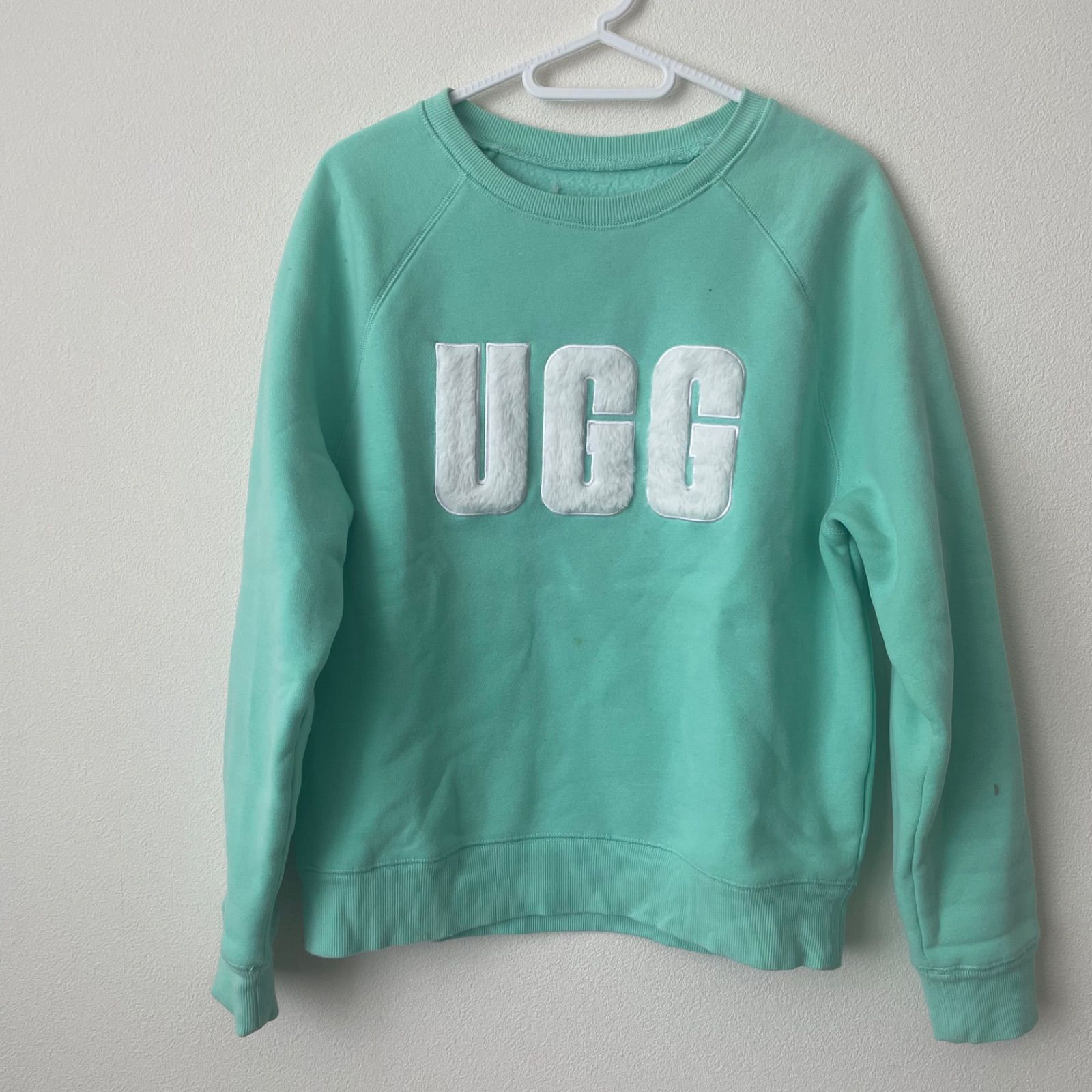 z369 UGG アグ 長袖トレーナー ミントグリーン レディース XSサイズ