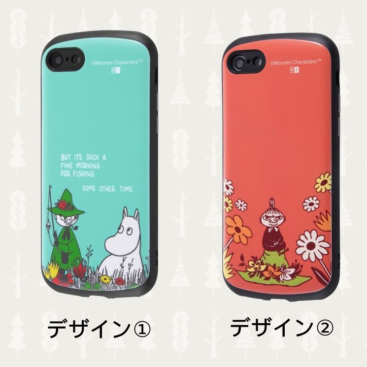 ムーミン iPhoneSE3 iPhoneSE2 iPhone8 iPhone7 スマホ ケース カバー キャラクター グッズ ミイ スナフキン 頑丈 ストラップホール 付 オシャレ かわいい 可愛い 北欧　◆