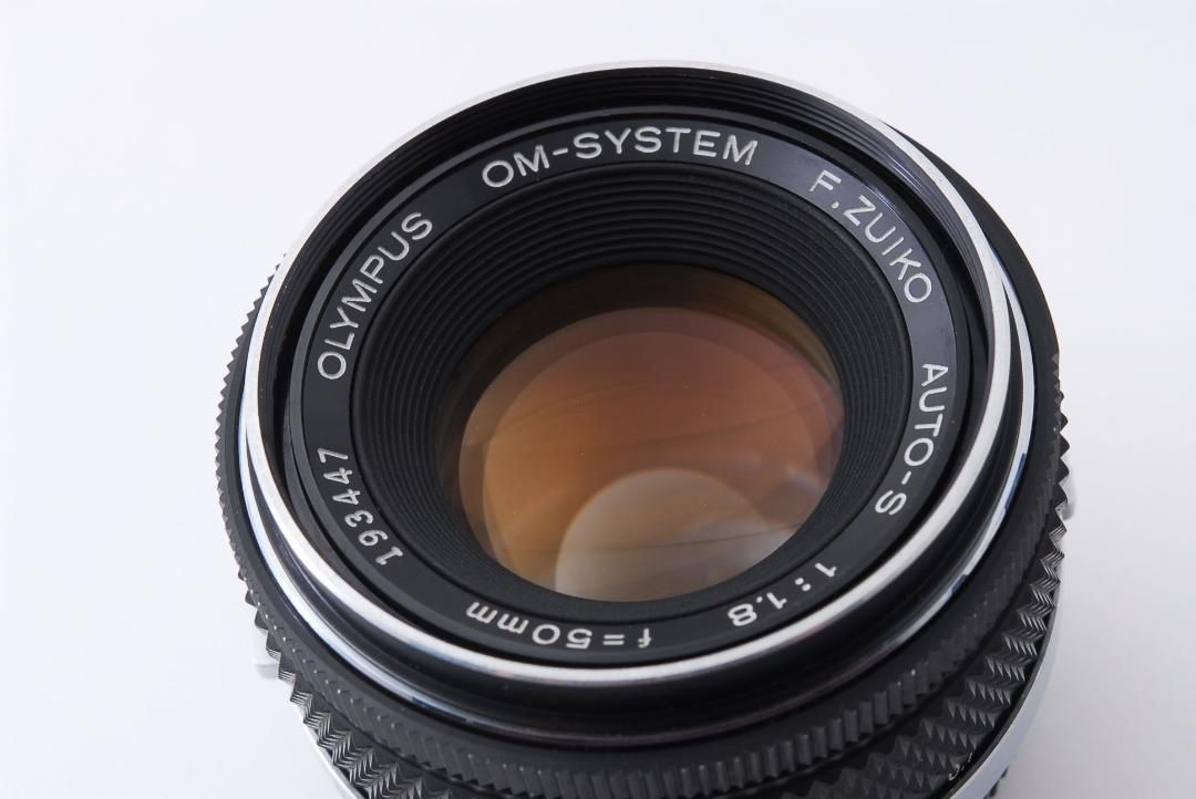OLYMPUS OM-SYSTEM F.ZUIKO 50mm 1:1.8 単焦点 - レンズ(単焦点)