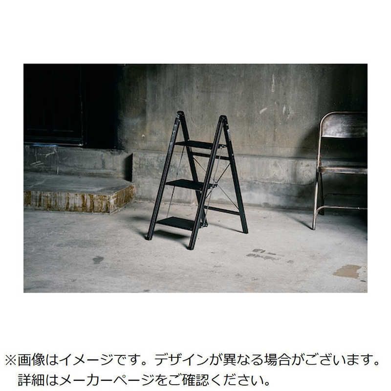 天馬 テンマ アルミフミダイスリム3ダン ブラック 812004237