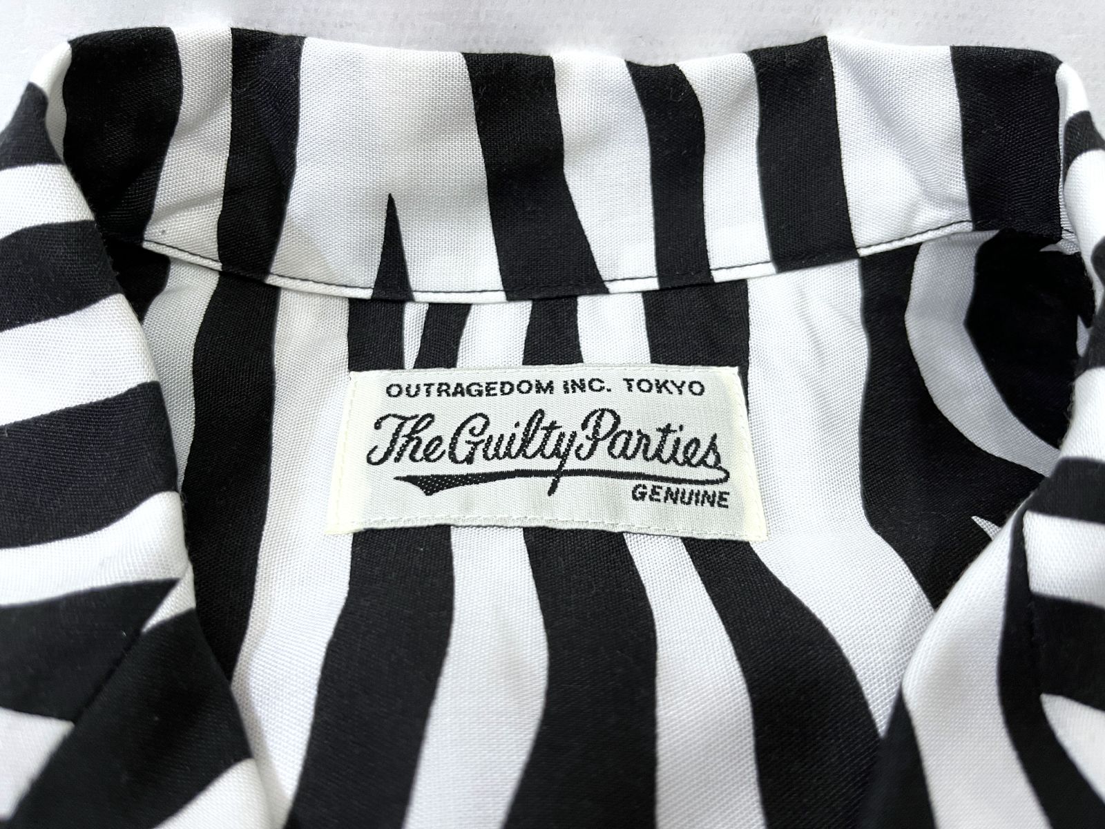 【未使用品・希少】 WACKO MARIA × FRAGMENT アロハシャツ WACKO MARIA x FRAGMENT｜ワコマリア フラグメント ZEBRA-PRINT