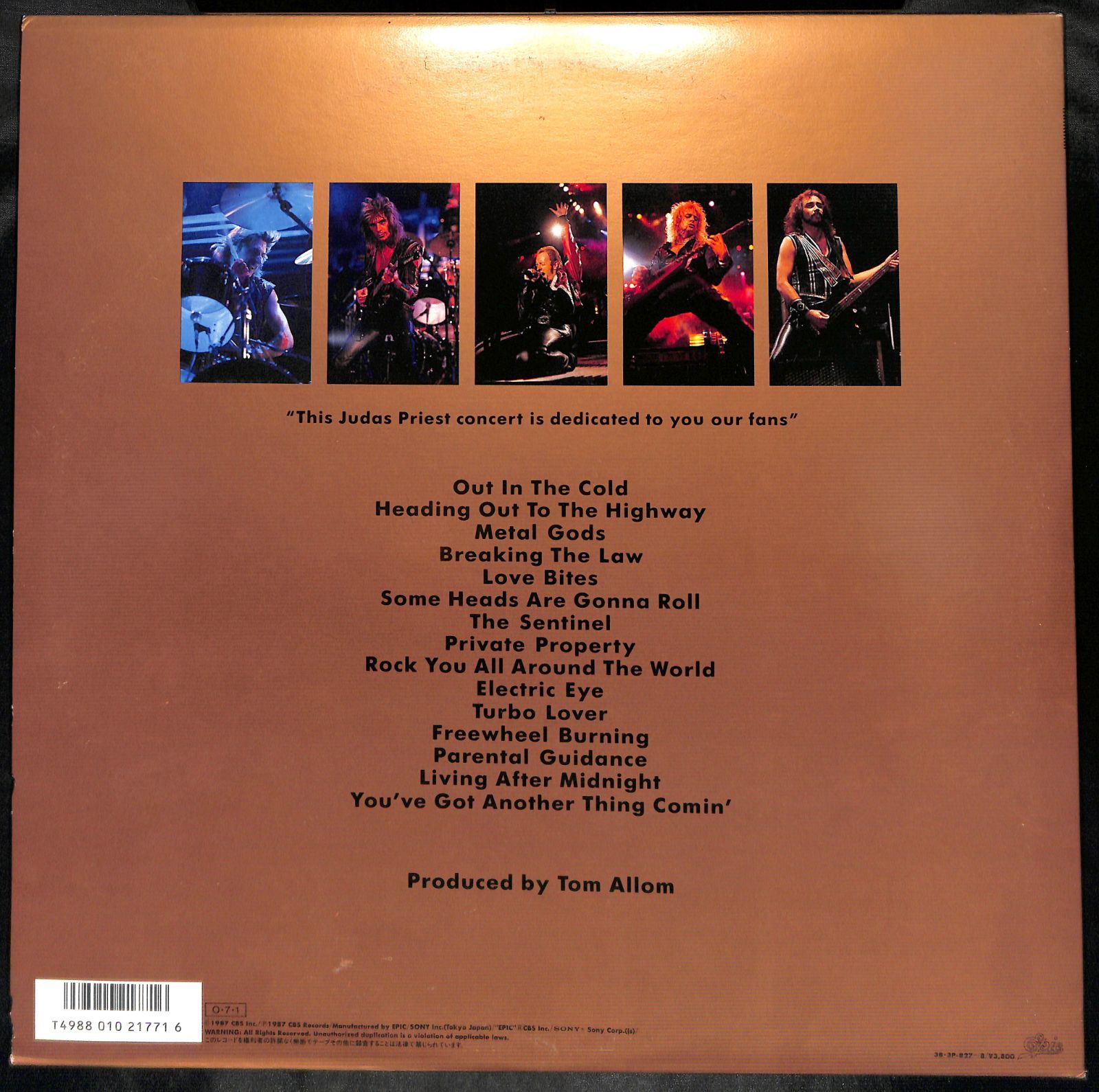 帯付き2LP】Judas Priest Priest... Live! ジューダス・プリースト 38 