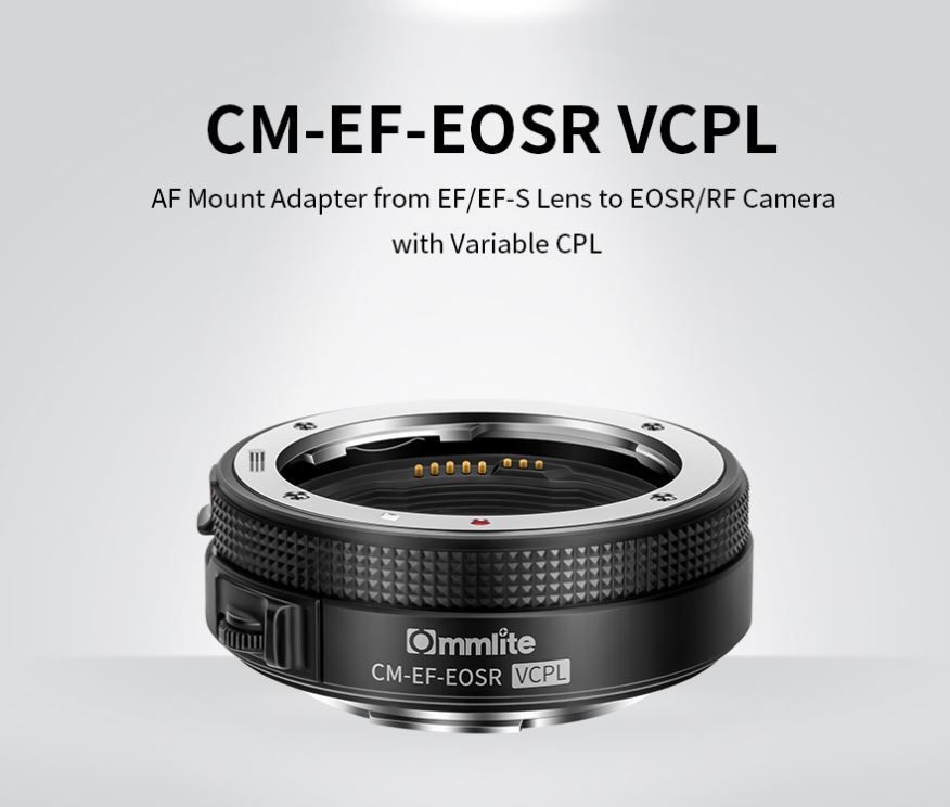 COMMLITE 電子マウントアダプター CM-EF-EOSR - 交換レンズ