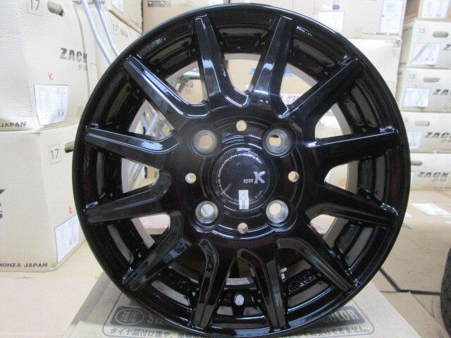 【Ｋ】新品ホイール4本☆スペックK☆12X4.0J 4H100 インセット