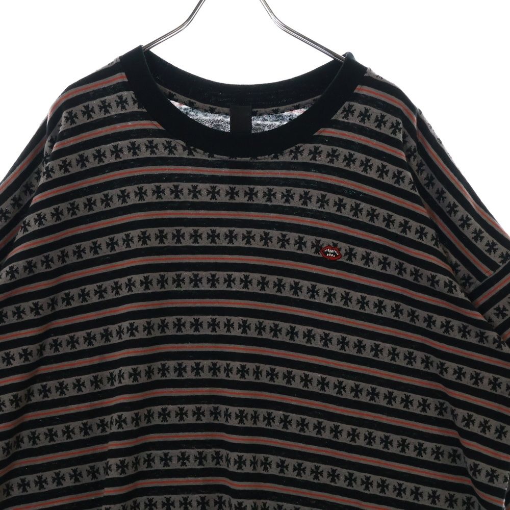 激レア！クロムハーツ×マッティボーイ ワイノットストライプクロスTシャツ CHROME HEARTS (クロムハーツ) ×マッティボーイ ワイノット