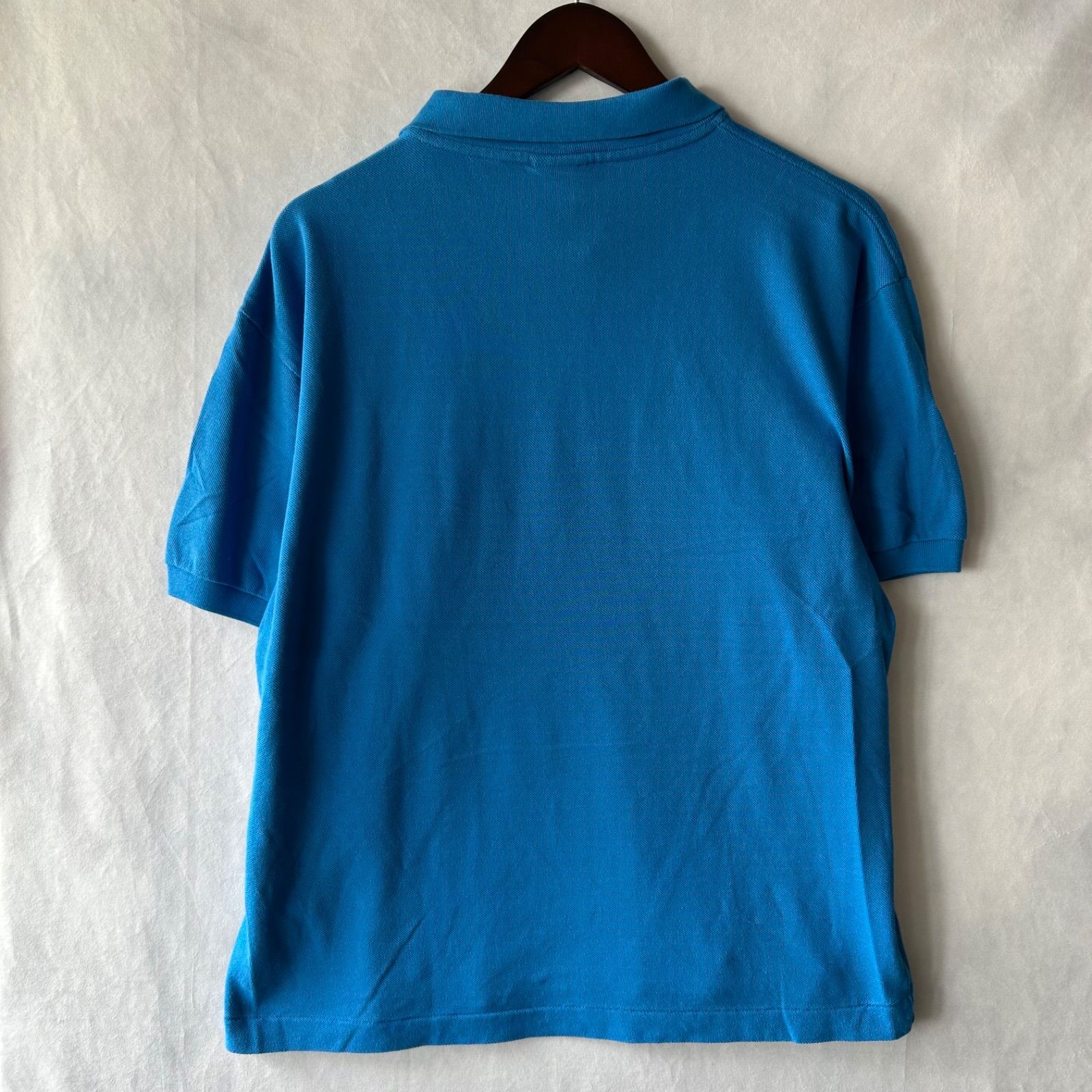 ラコステポロシャツ 90's LACOSTE ラコステ ポロシャツ 青 XL A3178 - メルカリ