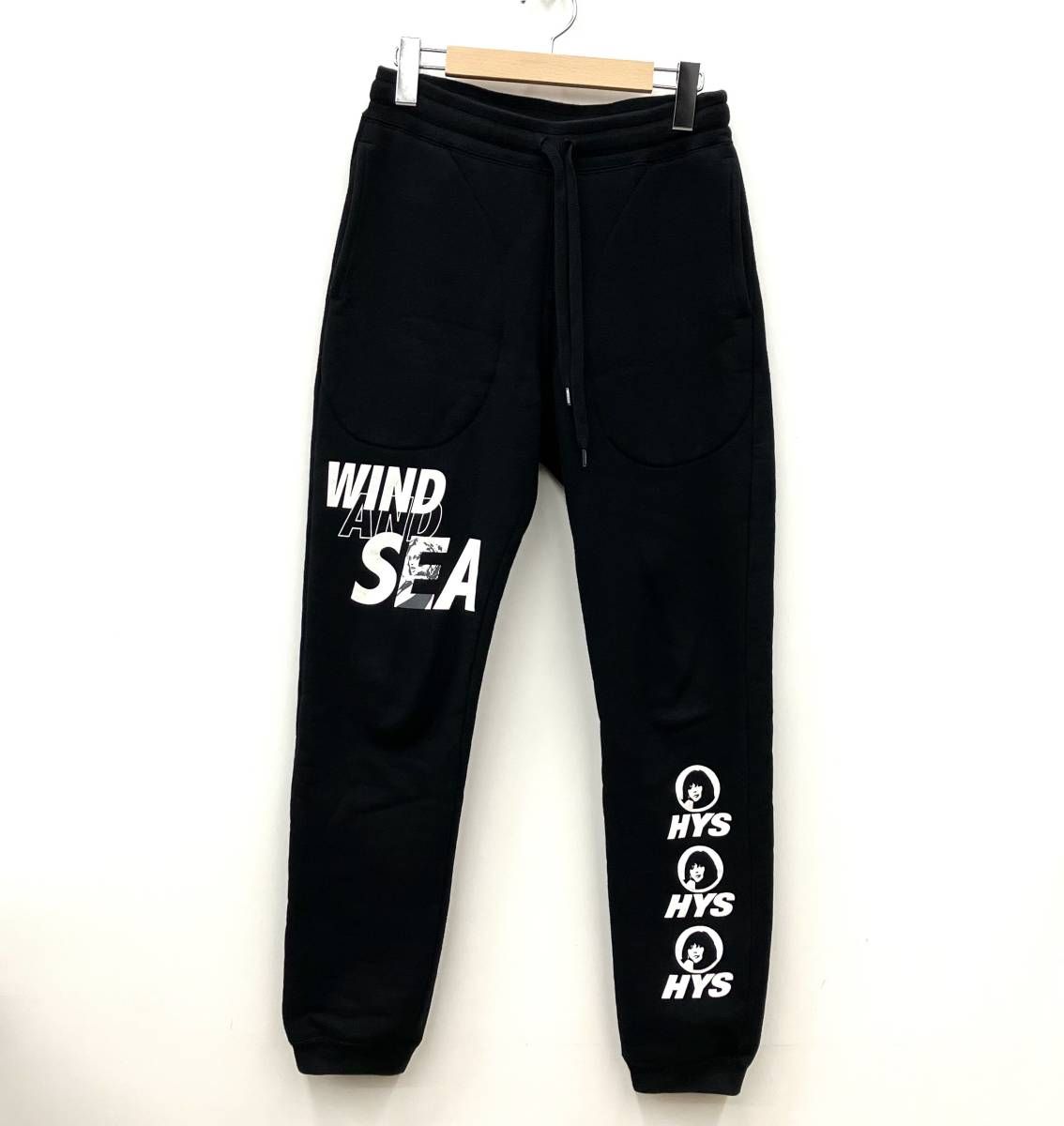 HYSTERIC GLAMOUR ヒステリックグラマー × WIND AND SEA ウィンダンシー SWEAT PANTS ロゴプリント スウェット パンツ 02203CP07 サイズS