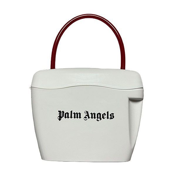 新品】Palm Angels パドロック ダイヤルロック バッグ ホワイト