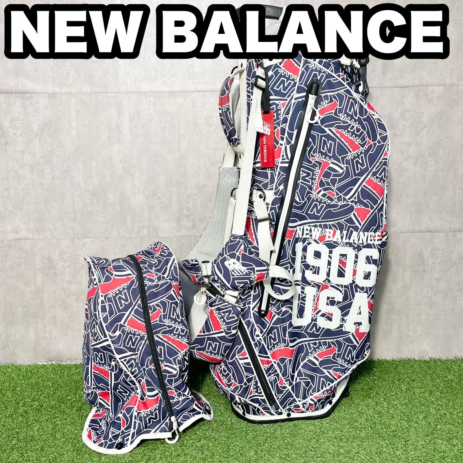 NEWBALANCE ニューバランス キャディバッグ ゴルフバッグ - メルカリ