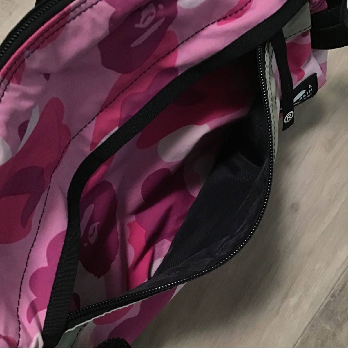 A 尊い BATHING APE ナップザック ピンク