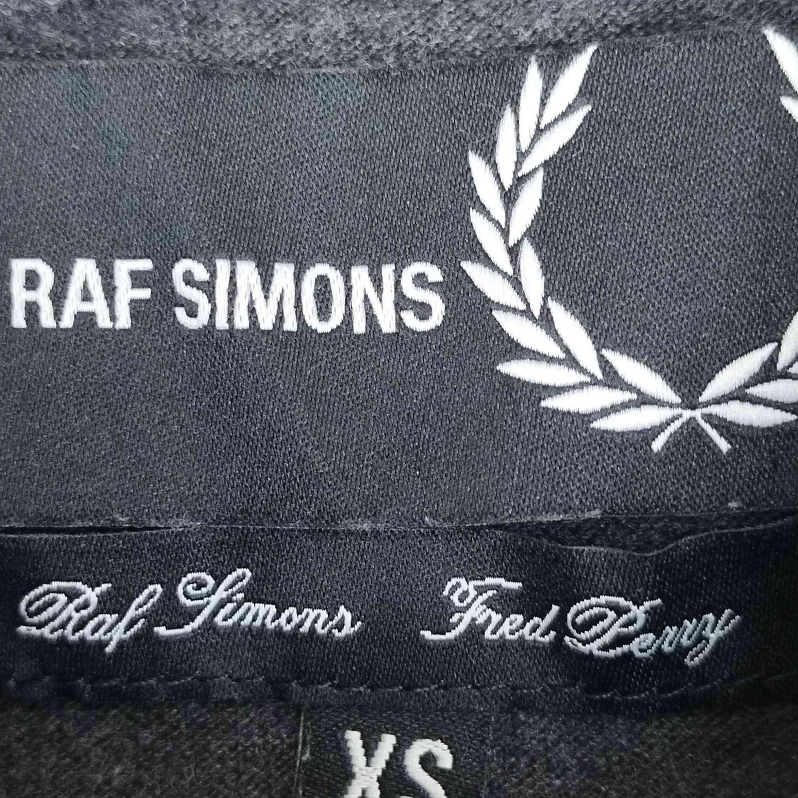 ラフシモンズ RAF SIMONS ロゴ刺繍 ポロシャツ メンズ import：XS 