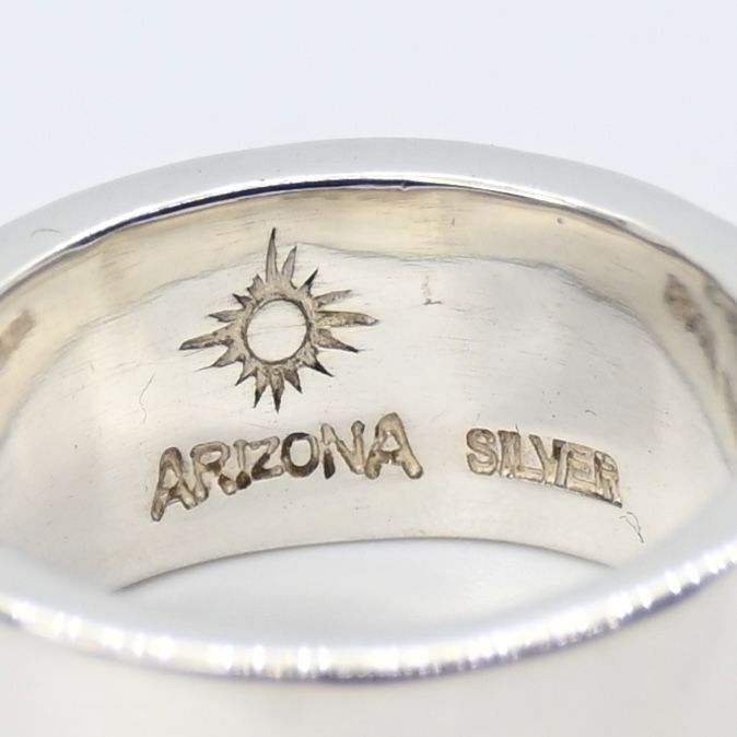 研磨済】 ARIZONA FREEDOM シルバー リング 14号 太陽神 silver 925